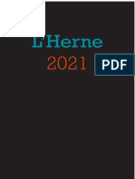 Catalogue L'Herne 2021