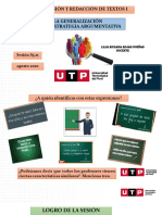 S5.s1 Material-La Generalización Como Estrategia Discursiva - Agosto 2020