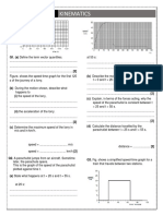 Kinematics (Revision)