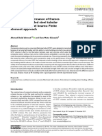 Structural Performance of Frames With Concrete-Filled Steel Tubular Columns and Steel Beams: Finite Element Approach