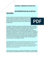 El Trabajo Psicoterapéutico de La Gestalt Con Niños