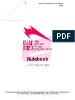 Last Update: Friday, October 16, 2020: 12 Esports World Championship Rulebook