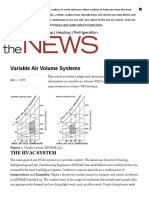 Variable Air Volume Systems