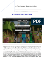 ++ Minecraft Free Account Generator Online