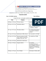 Programme Agenda - Green 9 ENSAV Club