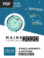 Ethics, Integrity & Apt. - Rau's Mains Compass - 2020 PDF