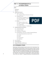 Unit 3 Interpersonal Attraction: Structure