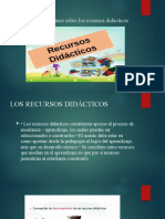 Conceptualizaciones Sobre Los Recursos Didácticos