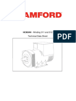 HCI634H - Winding 311 and 312: Technical Data Sheet