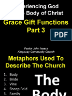 Xperiencing God in The Body of Christ: Grace Gift Functions