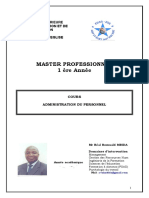 Cours Administration Du Personnel Esag Nde Jan 2016