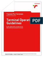 Terminal Operating Guidelines For Ro Ro Break Bulk and Agricultural Bulk and Ro Ro Automotive Terminals