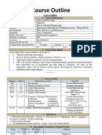 Course Outline: 1 by Kebede A