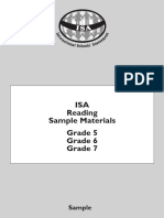 ISA Sample Reading G5-7 PDF