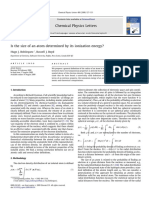 Chemical Physics Letters: Hugo J. Bohórquez, Russell J. Boyd