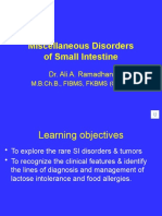 Miscellaneous SI Disoders, SI Tumors