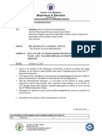 Unnumbered Division Memorandum: of Participants)