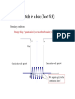 Particle in A Box (Text 5.8) : Boundary Conditions