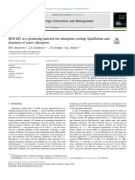 MOF-801 As A Promising Material For Adsorption Cooling Equilibrium and Dynamics of Water Adsorption 2018