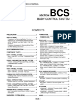 Body Control System: Section