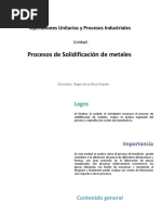 U4 - Procesos de Solidificación de Metales PDF