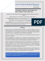 Evaluation of Therapeutic Adherence Among Moroccan Hypertensive Patients About 1482 Cases