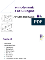 Thermodynamic Analysis of IC Engine: Air-Standard Cycle