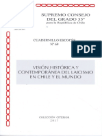 Visión Histórica y Contemporánea Del Laicismo en Chile y El Mundo PDF