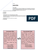 Systematic Risk Vs Unsystematic Risk