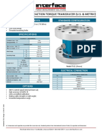 Ts11 Flange Style Reaction Torque Transducer (U.S. & Metric)