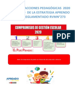 Informe de Acciones Pedagogicas 2020 en El Marco de La Estrategia Aprendo en Casa Reglamentado Rvmn273 1