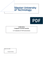 Laboratory Computer System Security: L2. Examination of N-IDS System (Snort)