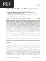 Applied Sciences: Study On Residual Stress of Welded Hoop Structure