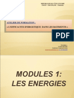 Module 1. GENERALITES SUR LES ENERGIES