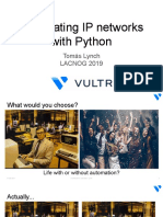 Automating Ip Networks With Python v2 PDF