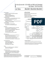 Preliminary Technical Data Aduc841/Aduc842/Aduc843