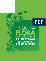 CNC Flora - Lista Da Flora Das Unidades de Conservação Estaduais Do Estado Do Rio de Janeiro