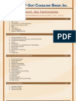 V-Soft Consulting Group, Inc.: (Advanced Programming Linq, WCF and WPF) - Total 78 Hours