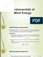 Fundamentals of Wind Energy