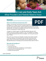 Child Care and Early Years Act