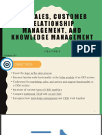 ERP Sales, Customer Relationship Management, and Knowledge Management