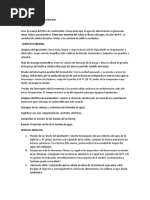 MANTENIMIENTO de Agua en Generadores de Vapor