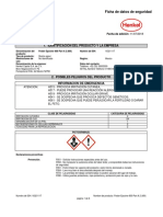 SDS Epoxine 600 Grout Parte A