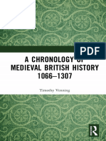 A Chronology of Medieval British History 1066-1307 by Timothy Vennin