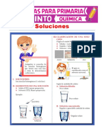 Soluciones Químicas para Quinto de Primaria