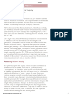 Assessment of Science Inquiry by George E. Hein and Sabra Lee