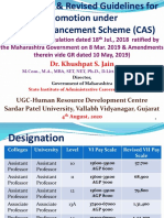 CAS Presentation by Dr. Jain - Project Mcom