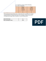 M&A Problms - Class