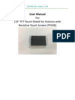 For 2.8" TFT Touch Shield For Arduino With Resistive Touch Screen (TF028)