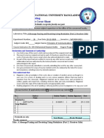 Laboratory Report Cover Sheet: Faculty of Engineering